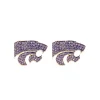 Kansas State Pavé Logo Studs-Brianna Cannon Discount