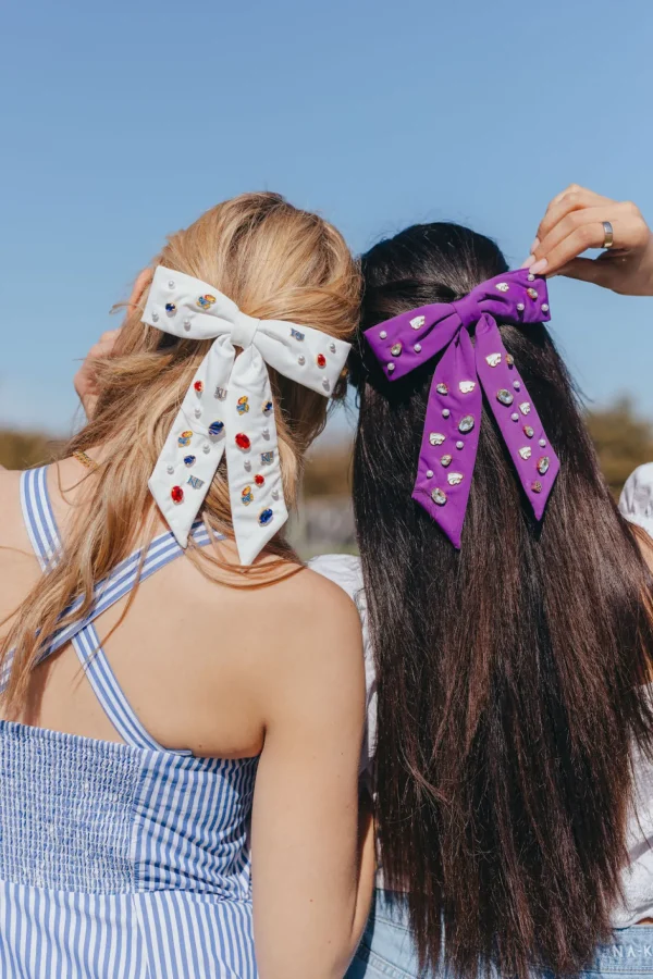 Kansas State Purple Bow Barrette-Brianna Cannon Online