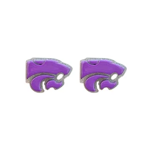 Kansas State Purple Wildcat Studs-Brianna Cannon Hot