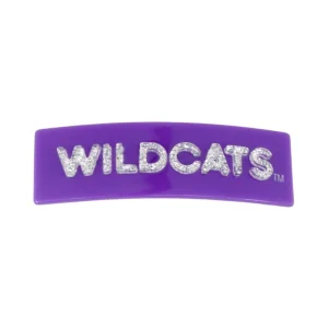 Kansas State Purple WILDCATS Rectangle Barrette Clip-Brianna Cannon Outlet