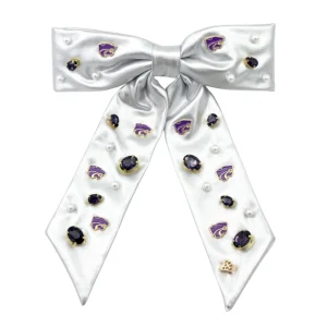 Kansas State Silver Bow Barrette-Brianna Cannon Discount