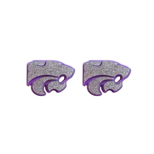Kansas State Silver Wildcat Studs-Brianna Cannon Outlet