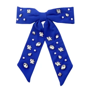 Kentucky Blue Bow Barrette-Brianna Cannon New