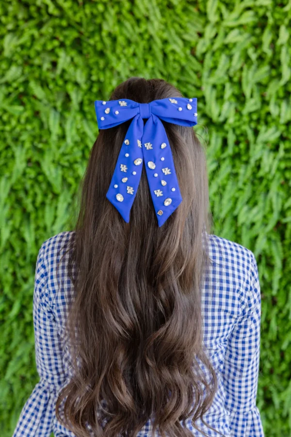 Kentucky Blue Bow Barrette-Brianna Cannon New