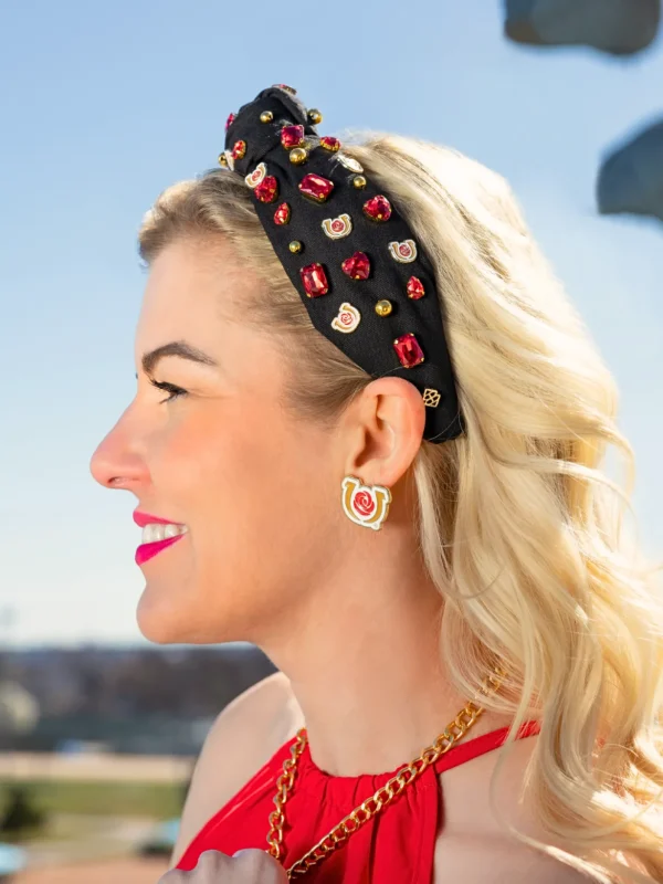 Kentucky Derby 150th Anniversary Enamel Studs-Brianna Cannon Hot