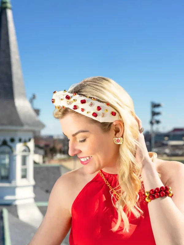 Kentucky Derby 150th Anniversary Enamel Studs-Brianna Cannon Hot