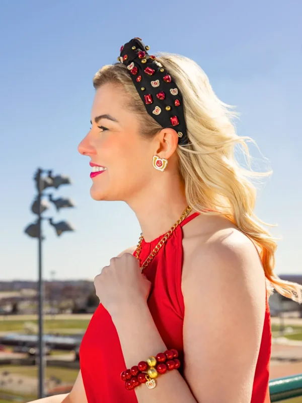 Kentucky Derby 150th Anniversary Enamel Studs-Brianna Cannon Hot