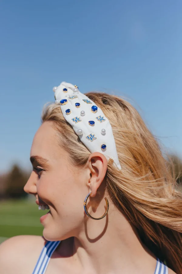 Kentucky Logo Hoop Earrings-Brianna Cannon Discount
