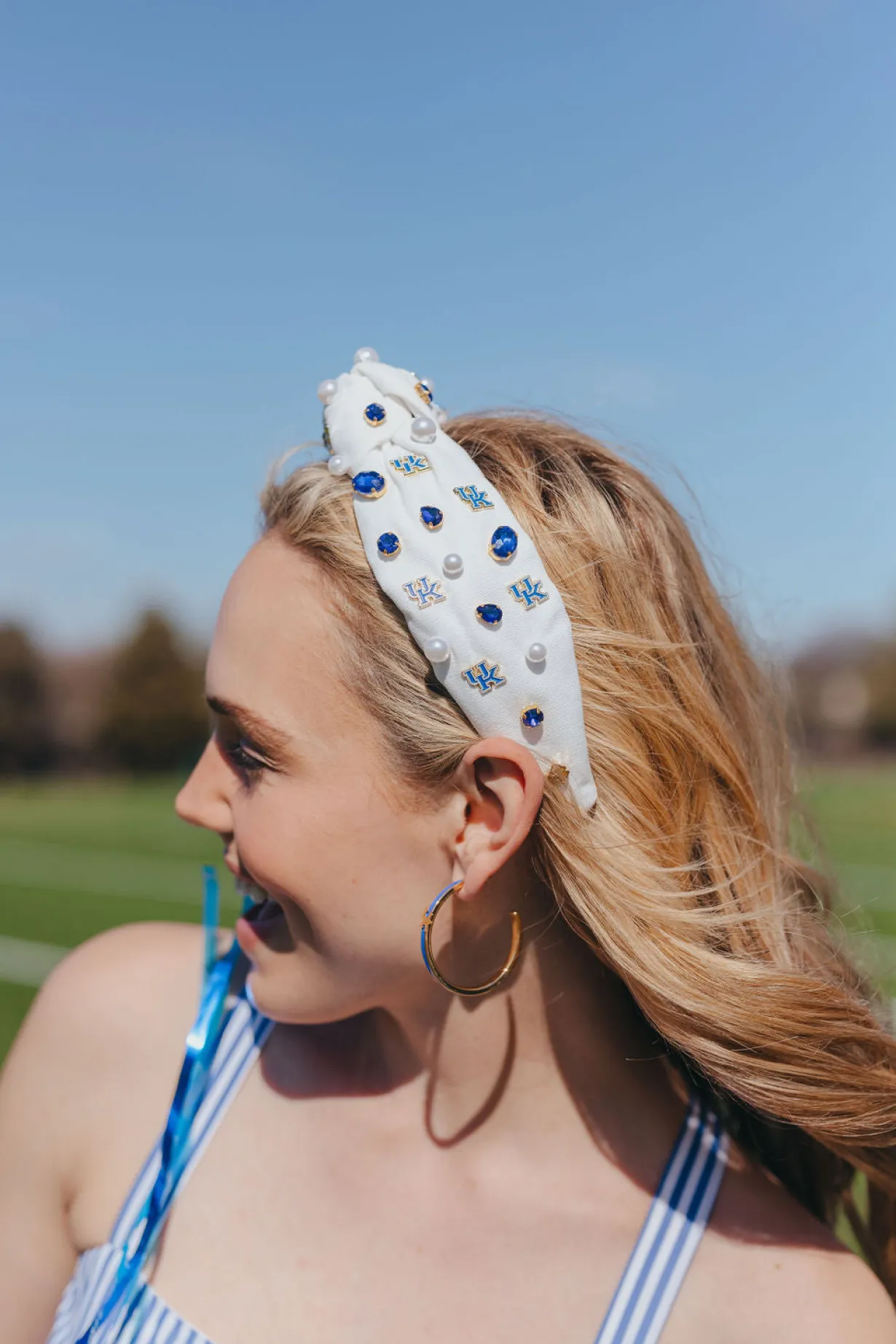kentucky_logo_hoop_earrin_3.webp Kentucky Logo Hoop Earrings-Brianna Cannon Discount