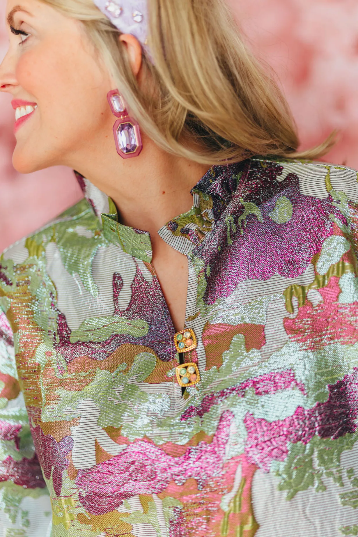 lavender_crystal_drop_ear_3.webp Lavender Crystal Drop Earrings-Brianna Cannon Outlet