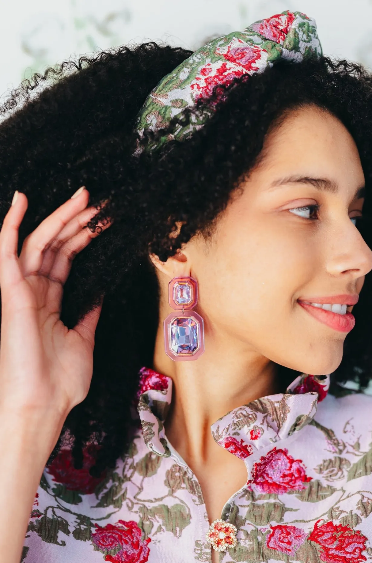 lavender_crystal_drop_ear_5.webp Lavender Crystal Drop Earrings-Brianna Cannon Outlet