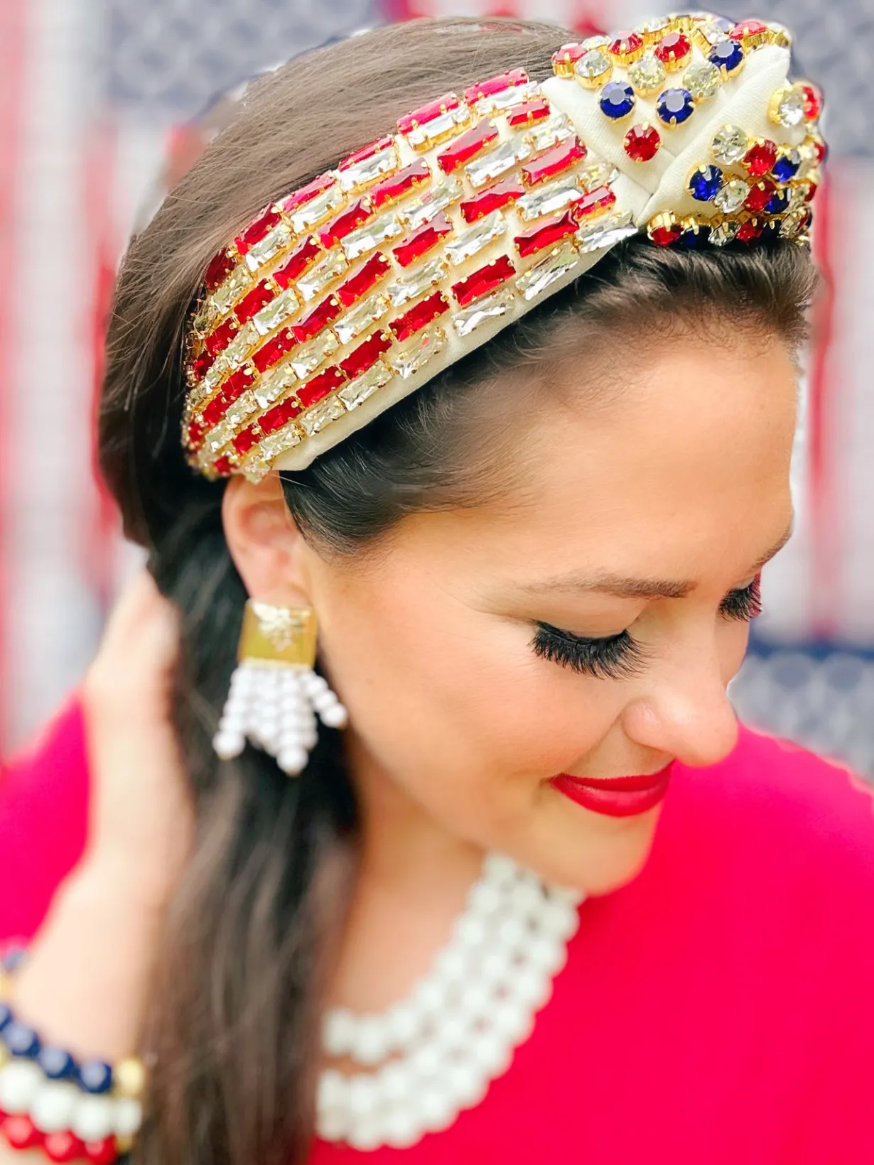 limited_edition_allameric_5.webp Limited Edition All-American Numbered Headband-Brianna Cannon Clearance