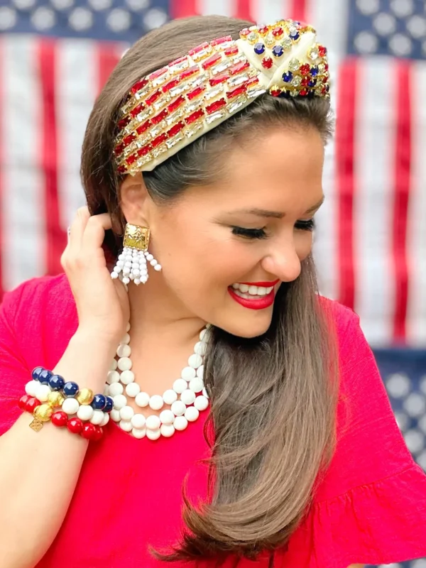 Limited Edition All-American Numbered Headband-Brianna Cannon Clearance