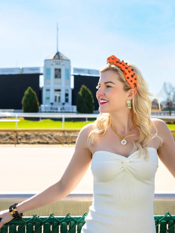 Limited Edition Kentucky Derby Saddle Towel Headband-Brianna Cannon Discount