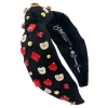 Limited Edition 151st Anniversary Kentucky Derby Black Headband with Logo and Crystals-Brianna Cannon New
