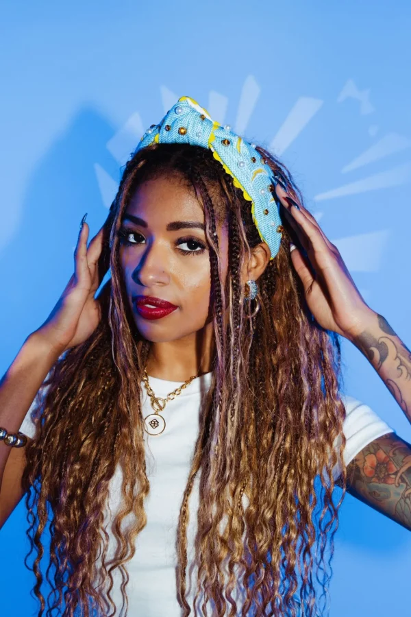 Los Angeles Chargers Adult Cross Stitch Headband-Brianna Cannon Online