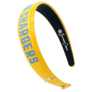 Los Angeles Chargers Thin Embroidered Headband-Brianna Cannon Sale