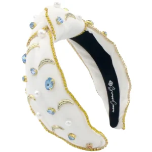 Los Angeles Chargers White Logo Headband-Brianna Cannon Fashion