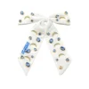 Los Angeles Chargers White Bow Barrette-Brianna Cannon New