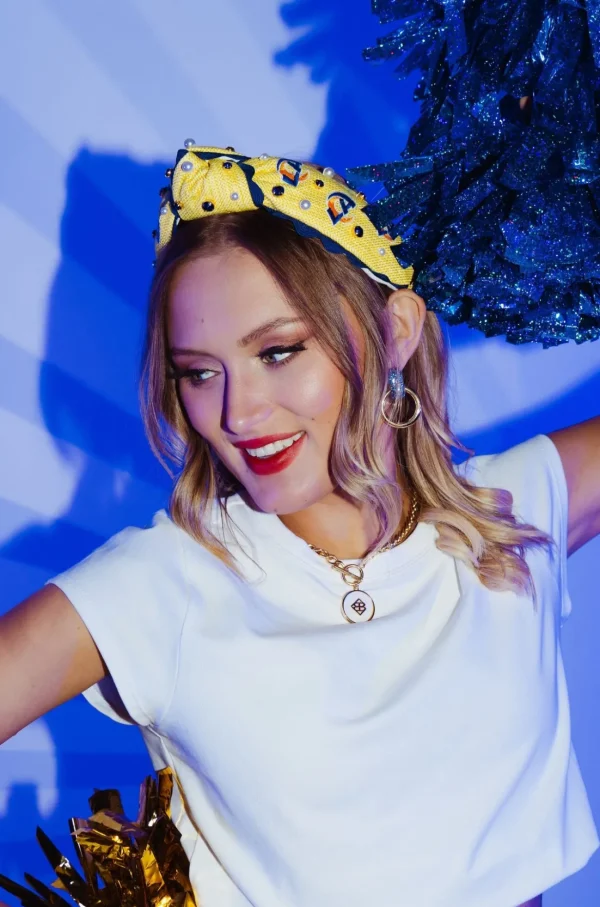 Los Angeles Rams Adult Cross Stitch Headband-Brianna Cannon Best