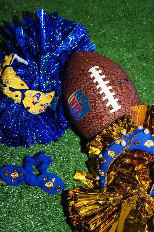 Los Angeles Rams Blue Logo Headband-Brianna Cannon Outlet