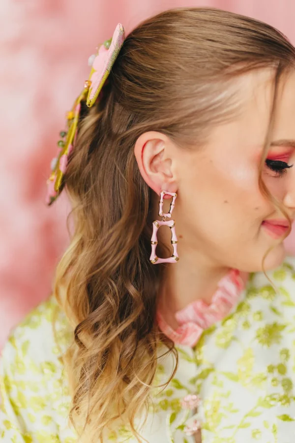 Lotus and Lilly Pads Bow Barrette-Brianna Cannon Online