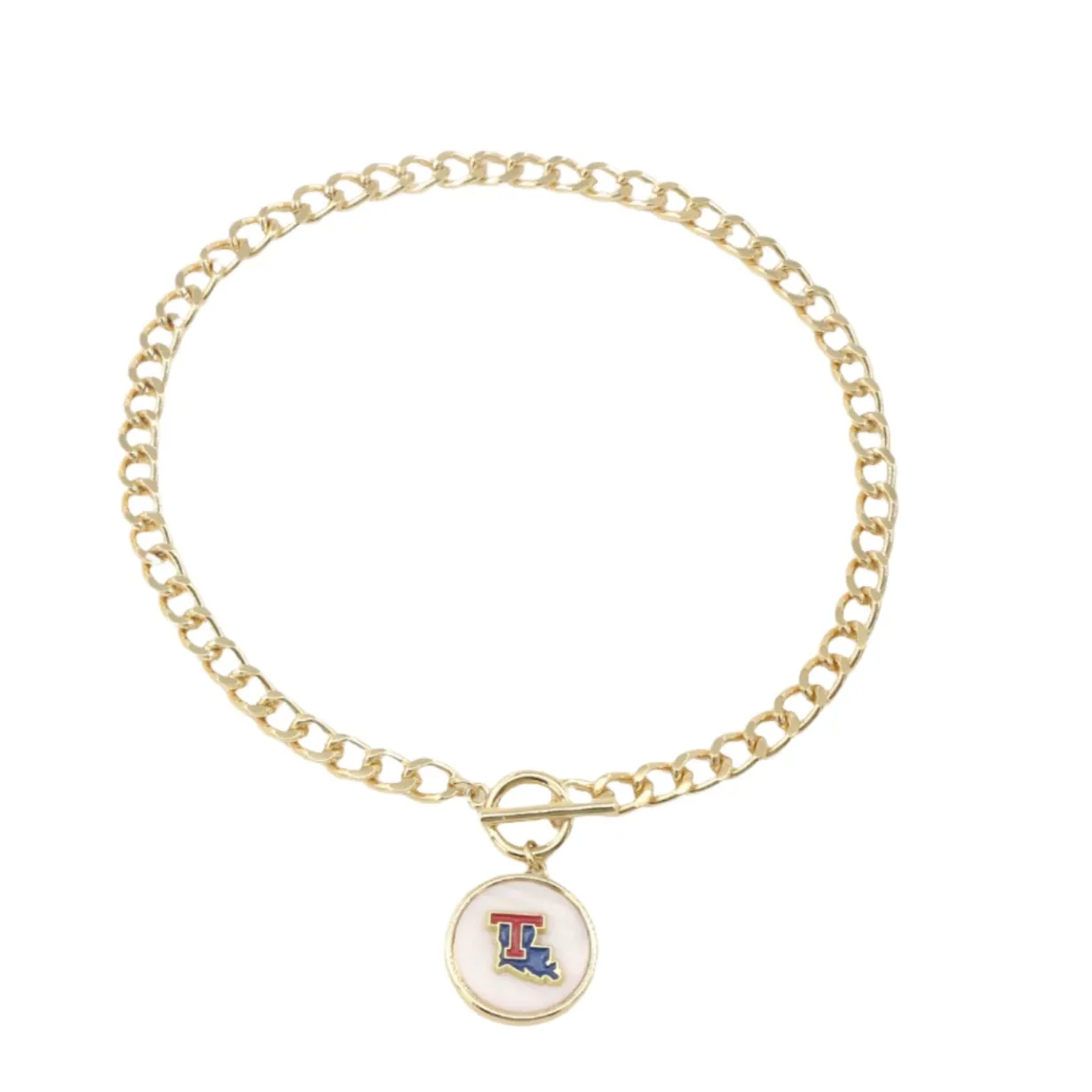 louisiana_tech_logo_neckl_0.webp Louisiana Tech Logo Necklace-Brianna Cannon Fashion