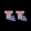 Louisiana Tech Pavé Logo Studs-Brianna Cannon Discount