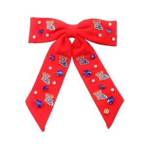 Louisiana Tech Red Bow Barrette-Brianna Cannon Best