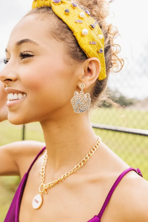 LSU Gold Logo Headband-Brianna Cannon Best