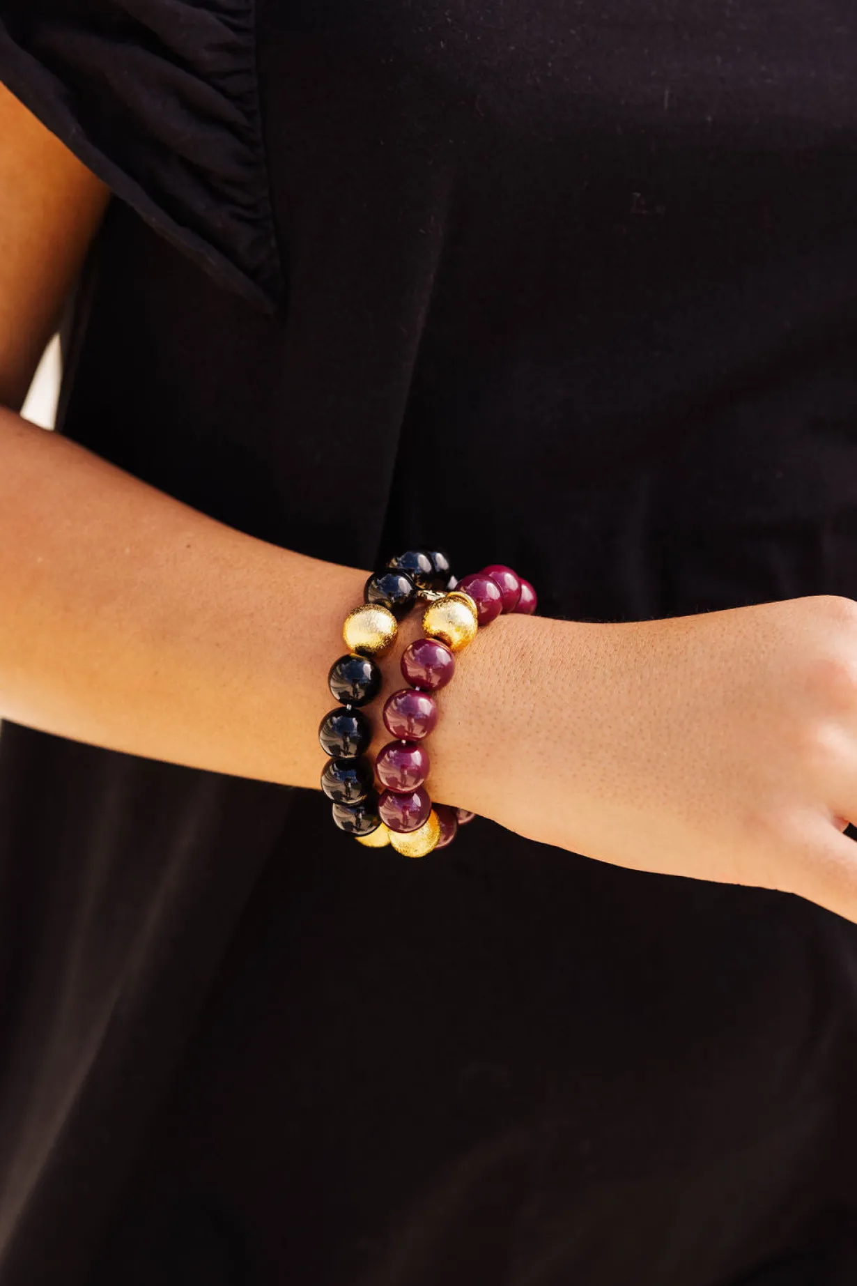 maroon_beaded_brianna_bra_1.webp Maroon Beaded Brianna Bracelet-Brianna Cannon Clearance