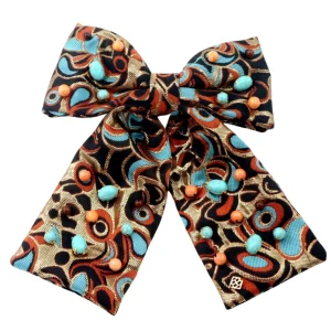 Meadow Butterfly Bow Barrette With Cabochons-Brianna Cannon Online