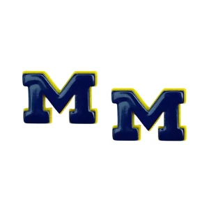 Michigan Blue Stud Earrings-Brianna Cannon Best