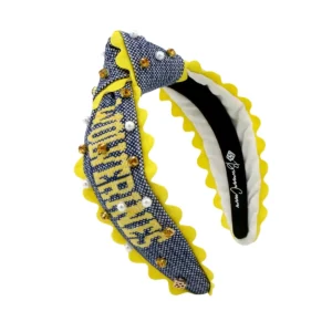 Michigan Child MICHIGAN WOLVERINES Cross Stitch Headband-Brianna Cannon Sale