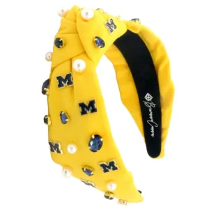 Michigan Maize Logo Headband-Brianna Cannon New