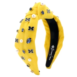 Michigan Maize Logo Headband-Brianna Cannon New