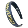 Michigan Navy Thin Embroidered Headband-Brianna Cannon Discount