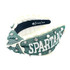 Michigan State Adult SPARTANS Cross Stitch Headband-Brianna Cannon Discount