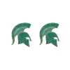 Michigan State Pavé Logo Studs-Brianna Cannon Hot