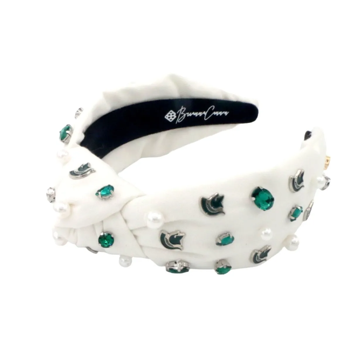michigan_state_white_logo_2.webp Michigan State White Logo Headband-Brianna Cannon New