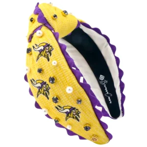 Minnesota Vikings Adult Cross Stitch Headband-Brianna Cannon Clearance