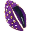 Minnesota Vikings Purple Logo Headband-Brianna Cannon New