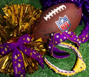 Minnesota Vikings Purple Logo Headband-Brianna Cannon New