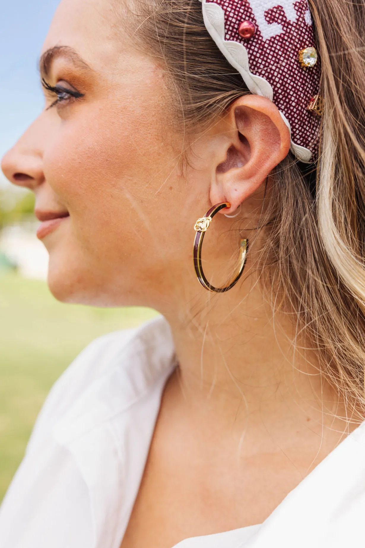 mississippi_state_logo_ho_1.webp Mississippi State Logo Hoop Earrings-Brianna Cannon Outlet