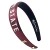 Mississippi State Maroon Thin Embroidered Headband-Brianna Cannon Best
