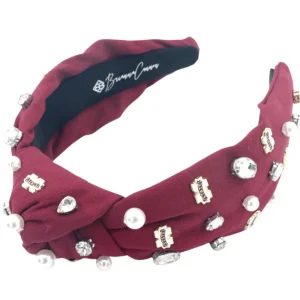 Mississippi State Maroon Logo Headband-Brianna Cannon Best