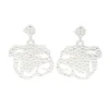 Mississippi State Silver Logo Earring with BC Logo-Brianna Cannon Online