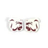 Mississippi State White Bulldog Logo Studs-Brianna Cannon Sale