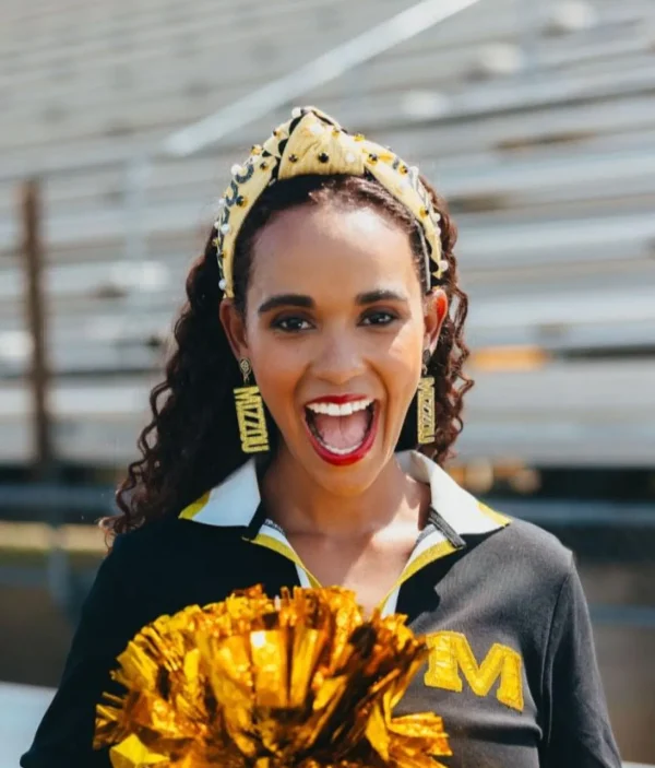 Missouri Adult MIZZOU TIGERS Cross Stitch Headband-Brianna Cannon Discount