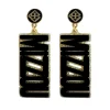 Missouri Black MIZZOU Earrings-Brianna Cannon New